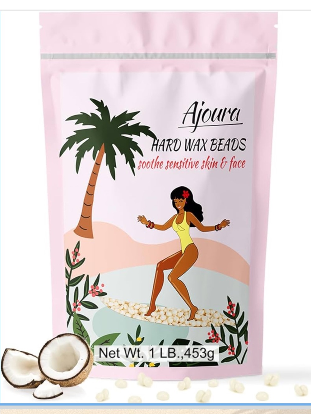 **Bundle item Only** Oura Pink Hard Wax Beads for Sensitive Skin
